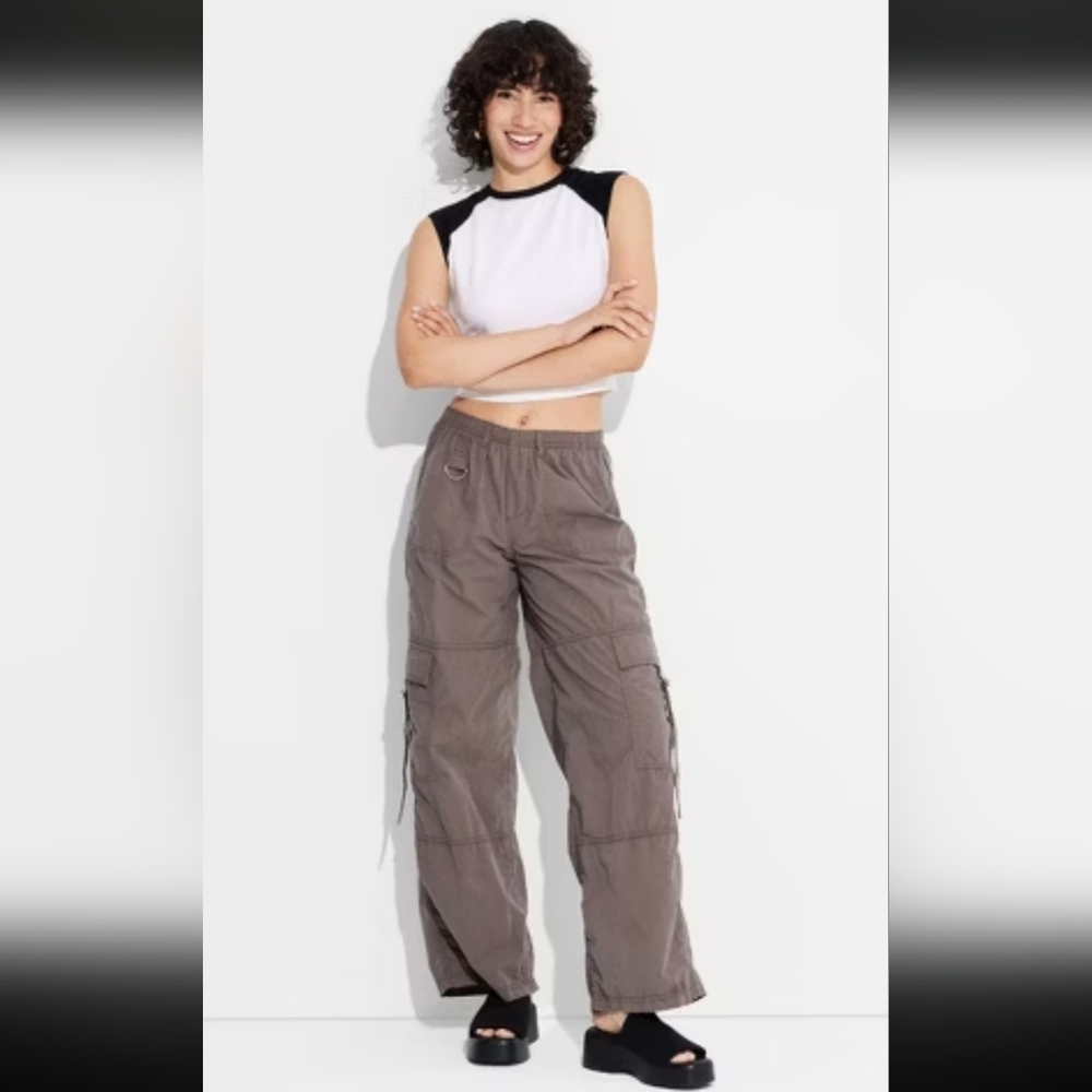 Wild Fable Brown Cargo Joggers